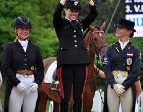 Valentina Truppa wins the World Dressage Master's Kur at the 2012 CDI Munich :: Photo © Selene Scarsi