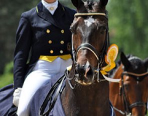 Tinne Vilhelmson and Don Auriello won the CDI tour at the 2012 CDI Munich