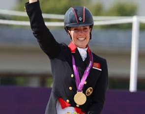 Charlotte Dujardin wins individual gold at the 2012 Olympic Games :: Photo (c) Astrid Appels