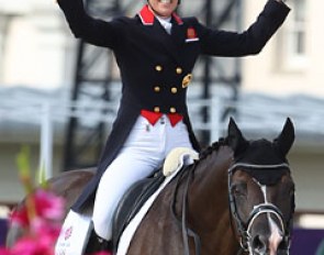 Charlotte Dujardin on Valegro at the 2012 Olympic Games :: Photo © Astrid Appels