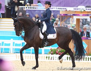 Belgian individual Olympian Claudia Fassaert on Donnerfee (by De Niro) finished seventh so far