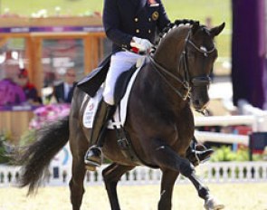 Carl Hester and Uthopia in the Grand Prix at the 2012 Olympic Games :: Photo © Astrid Appels