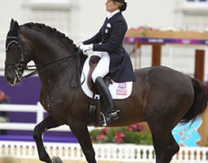 Tina Konyot on the Danish warmblood Calecto V (by Come Back II)