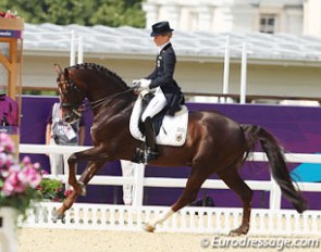 Helen Langehanenberg and Damon Hill finished fourth at the 2012 Olympic Games and missed out on an individual medal :: Photo © Astrid Appels