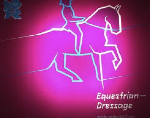 The London Olympics' dressage logo :: Photo © Astrid Appels