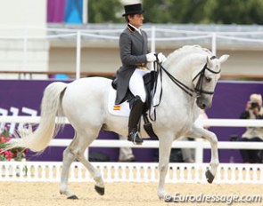 Spanish Juan Manuel Munoz Diaz and Fuego were rock solid in the Special and captured a place in the freestyle! Will he enthuse the crowds again like at WEG and Rotterdam?!