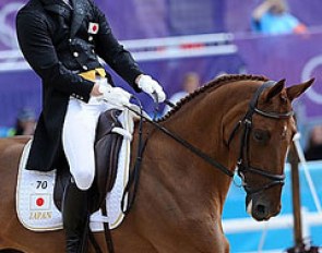 Yoshiaki Oiwa on the French bred Noonday de Conde :: Photo © Kit Houghton