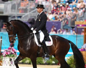 Steffen Peters and Ravel in the Kur to Music at the 2012 Olympic Games :: Photo © Astrid Appels