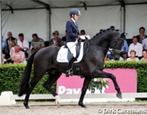 Emmelie Scholtens and Desperado in the 2012 Pavo Cup semi finals in Ermelo :: Photo © Dirk Caremans
