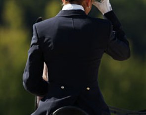 A dressage rider at the 2012 CDI Perl :: Photo © Astrid Appels
