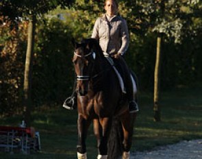 Sarah Millis taking HP Frontier for a morning walk