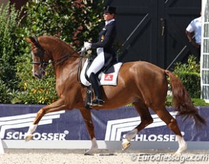 Ulla Salzgeber and Herzruf's Erbe at the 2012 CDI Perl :: Photo © Astrid Appels