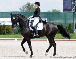 Ema Jancarova and Athos at the 2012 CDI Radzionkow :: Photo © Lukasz Kowalski