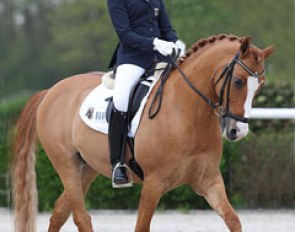 Best scoring German in Roosendaal: Celine König on Dorn