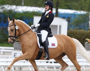 British Erin Williams on Dynasty at the 2012 CDIO-P Roosendaal :: Photo © Astrid Appels