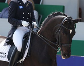 Finnish Emma Kanerva on the talented mare Heimliche Liebe (by Hohenstein)