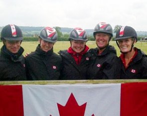 The Canadian Olympians: David Marcus, Diane Creech, Pia Fortmuller, Jacqueline Brooks, Ashley Holzer