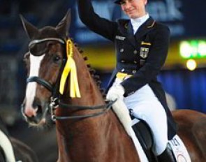 Anabel Balkenhol and Dablino win big at the 2012 CDI-W Stuttgart