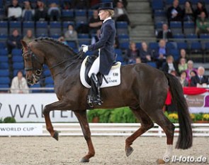 Helen Langehanenberg and Damon Hill at the 2012 CDI-W Stuttgart :: Photo © LL-foto.de