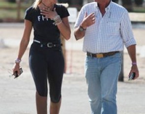Italian equestrian duo Silvia Rizzo and Michele Betti :: Photo © Rui Pedro Godinho