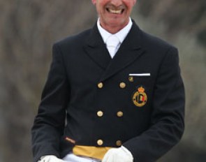 Belgian Ronny Coenraerds has a great smile on his face as he leaves the arena