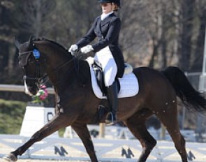 Italian junior rider Camilla Mauro on Santo Stefano Francis