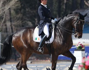 Italy based Irish Grand Prix rider Anna Merveldt on Coryolano