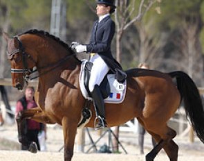 Jessica Michel and Riwera de Hus win the Grand Prix for Kur at the 2012 CDI Vidauban :: Photo © Astrid Appels