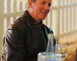 A rare bird: Peter Teeuwen, national coach of the German pony jumping equipe