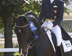 Lisa Wilcox and Pikko del Cerro HU at the 2012 U.S. Developing Horse Championships :: Photo © Phelpsphotos.com