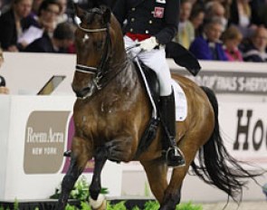 It's back to the drawing board for Polish Michal Rapcewicz and his talented Polish gelding. His horse was not a happy camper with the very strong contact throughout the test