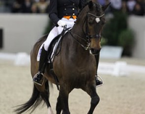 Jenny Schreven and Krawall finished 11th at their first World Cup Finals. Her 20-year old Krawall will be retired at the end of the season as it is not allowed to compete horses older than 20 at FEI level