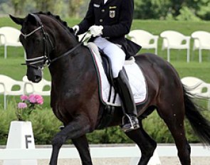 Christoph Koschel and Fort Knoxx at the Bundeschampionate qualifier at Gestut Bonhomme in Werder, Germany :: Photo © LL-foto.de