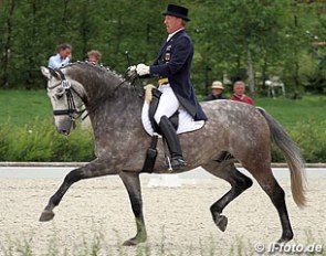 Jochen Vetters and Eliot at the 2012 Nurnberger Burgpokal qualifier in Werder :: Photo © LL-foto