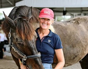 Tina Konyot with her Danish bred Calecto V