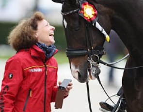 German team vet Coco Gather and Digby