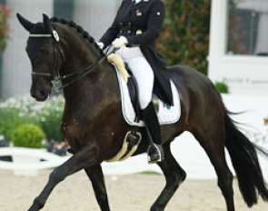 Andrea John and Esperanto at the 2013 CDIO Aachen :: Photo © Astrid Appels