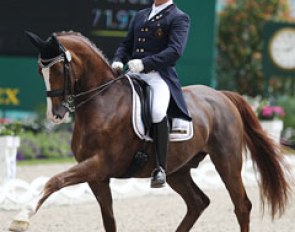 Philippe Jorissen and Le Beau (by Le Coeur x Classiker) at the 2013 CDIO Aachen :: Photo © Astrid Appels