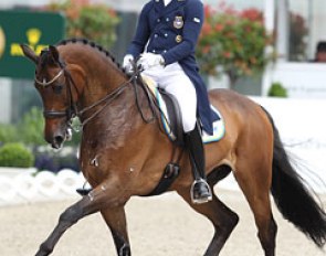Patrik Kittel and Toy Story at the 2013 CDIO Aachen :: Photo © Astrid Appels