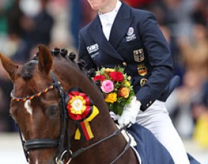 Helen Langehanenberg and Damon Hill win the 2013 CDIO Aachen