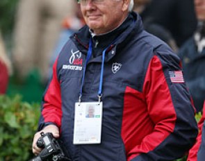 U.S. team veterinarian Rick Mitchell