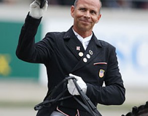 Steffen Peters continues to be a crowd favourite in Aachen