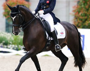 Anna Ross Davies on Pegasus MK at the 2013 CDIO Aachen :: Photo © Astrid Appels