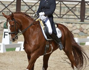  Kazakhstan’s Natalya Yurkevich and Donpetro HL claimed both Grand Prix Special and Freestyle gold at the 2013 Central Asia Dressage Championships at Almaty (KAZ)