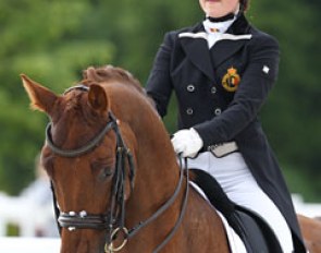 Charlotte Defalque on Botticelli at the 2013 CDI Compiegne :: Photo © Astrid Appels