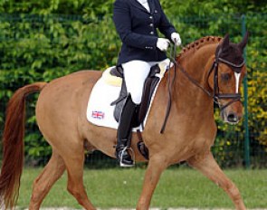 Bethany Rose Horobin and Gigolo at the 2013 CDI Compiegne :: Photo © Astrid Appels