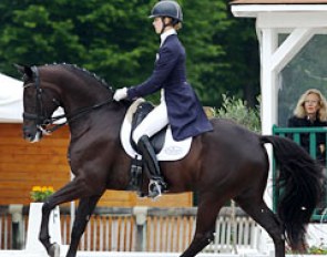 Caroline Roffman and Her Highness O at the 2013 CDI Compiegne :: Photo © Astrid Appels