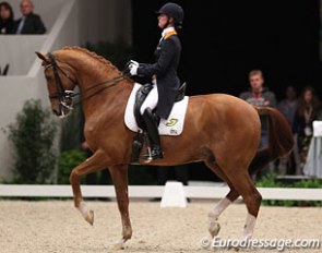 Adelinde Cornelissen and Parzival at the 2013 CDI-W 's Hertogenbosch :: Photo © Astrid Appels