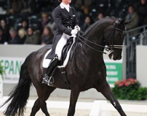 Danielle Heijkoop and Siro at the 2013 CDI-W 's Hertogenbosch :: Photo © Astrid Appels