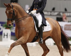 Stephanie Peters and Unlimited at the 2013 CDI-W 's Hertogenbosch :: Photo © Astrid Appels